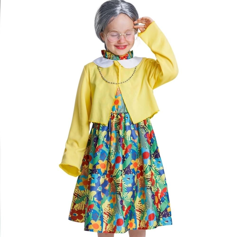 Kids- Old Lady Costume